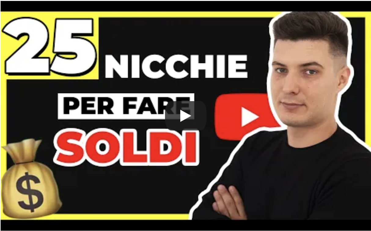 25 Nicchie Youtube per Guadagnare online